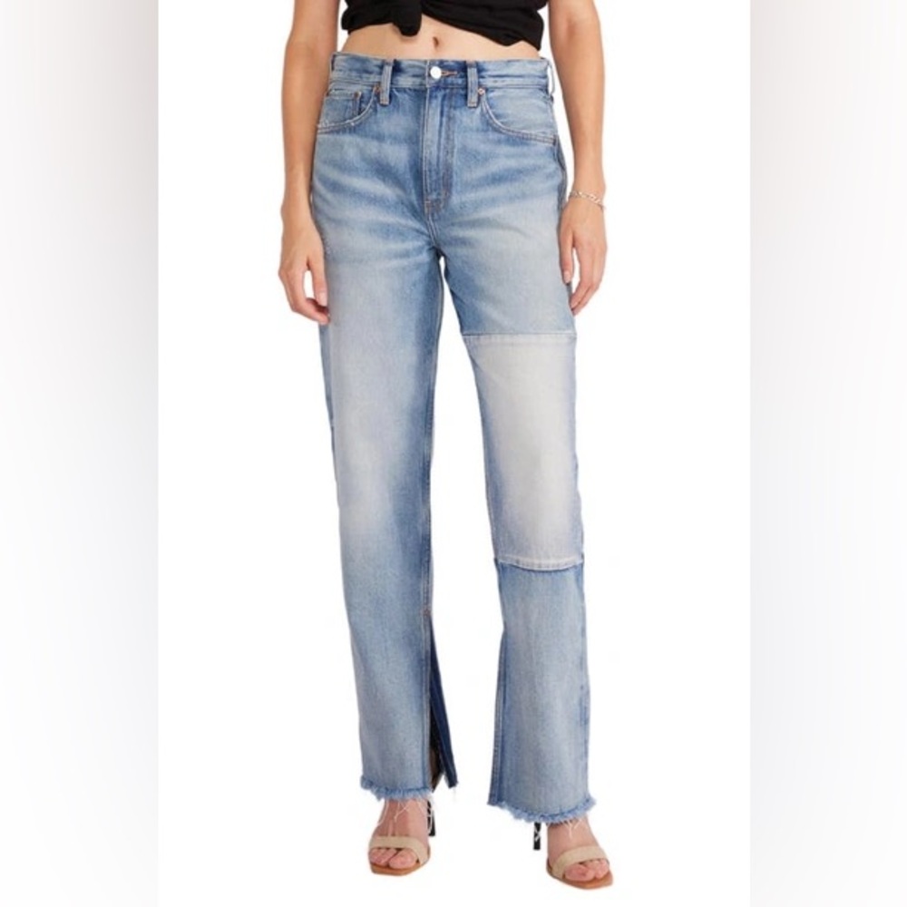 Etica Cecilia Split Leg Straight Leg Jeans Sz 27